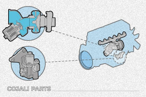 What is an exhaust brake made of?